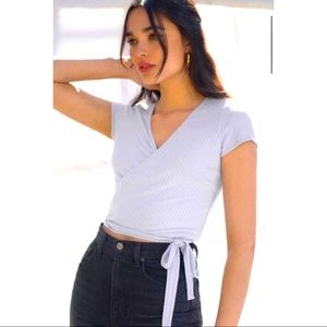 Reformation Flora Top in Sky